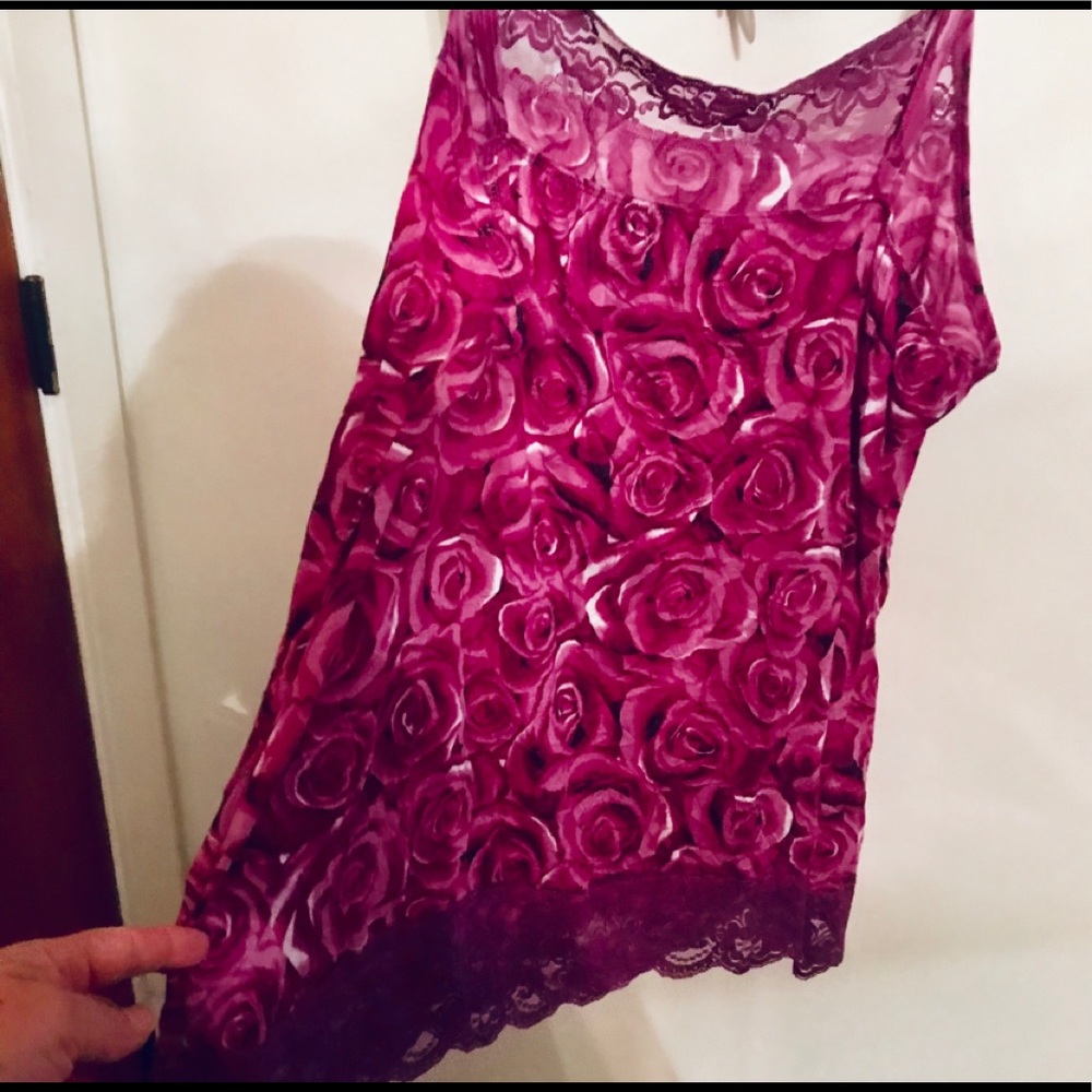 HOST PICK! Maurice’s Plum Rosebuds Lingerie - Picture 3 of 8